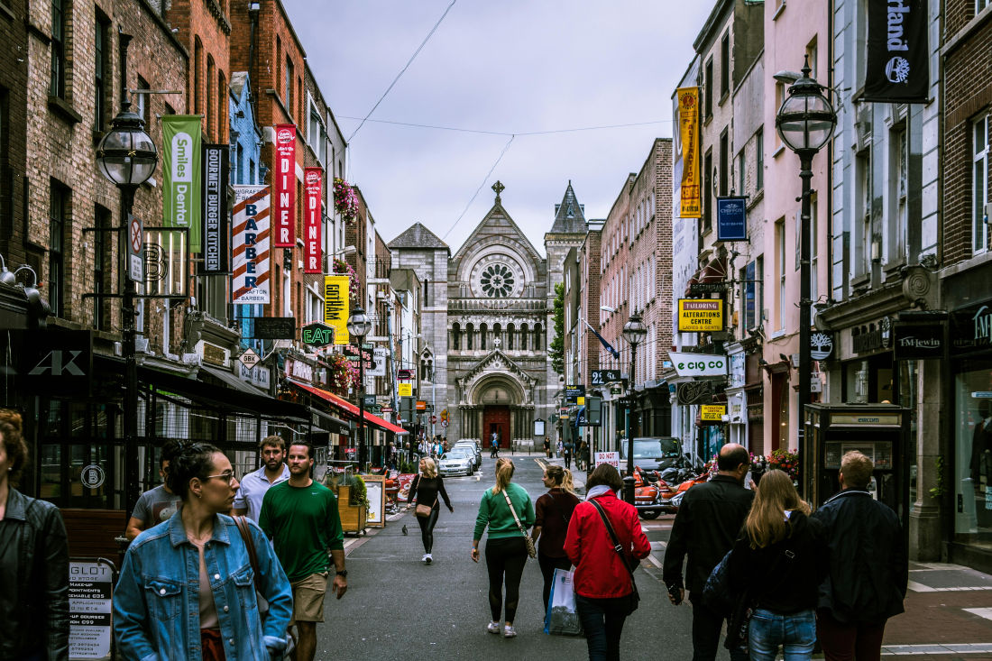 Dublin city during the day